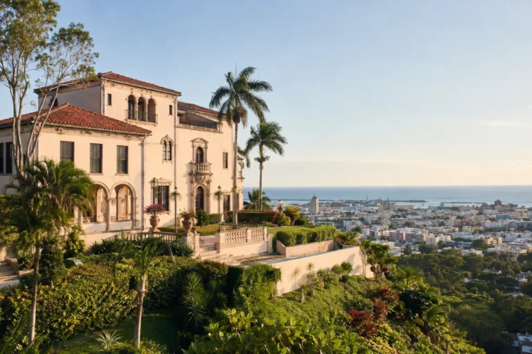 Castillo Serrallés hilltop mansion overlooking Ponce, Puerto Rico